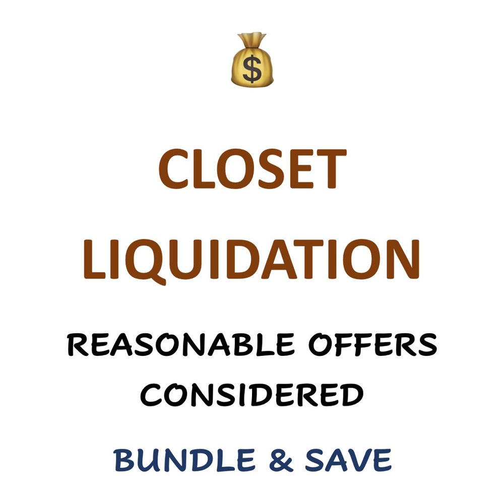 Closet Liquidation Sale